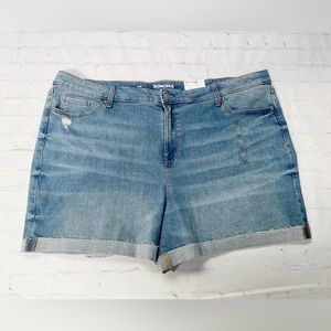 [Sonoma] NWT high rise stretch denim shorts plus size 24W